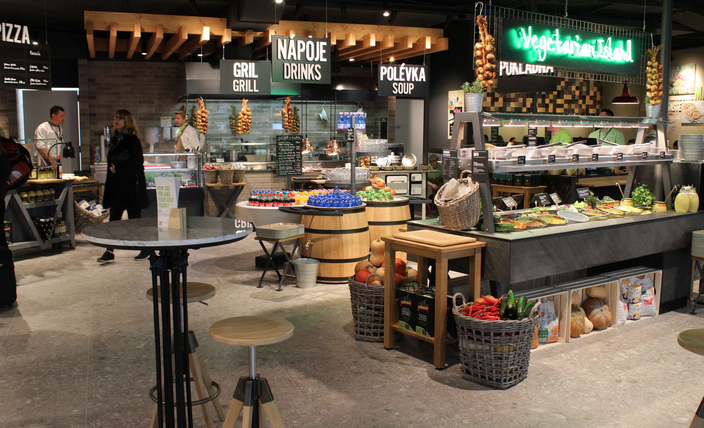 Marché Mövenpick Letiště Praha Vegetariánský ostrov