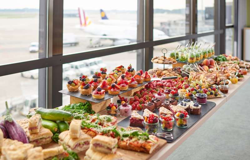 Catering Buffet at the Airport