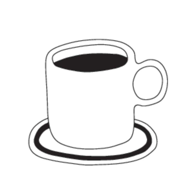 Illustration einer Kaffeetasse 